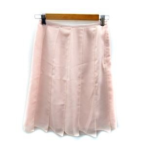  J &a-ruJ&R flair skirt mi leak height plain M light pink /SY17 lady's 