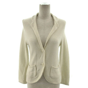  Comme Ca Ism COMME CA ISM jacket knitted tailored color ivory F lady's 