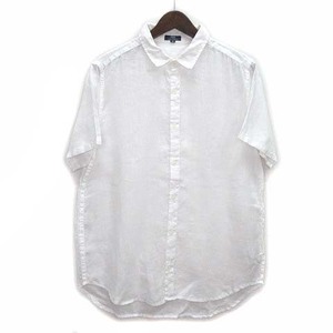  Urban Research URBAN RESEARCH ITEMSlinen short sleeves shirt white 40 men's 