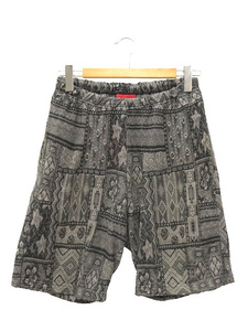 シュプリーム SUPREME Patchwork Knit Short パッチワーク ニット ショーツ M グレー ショートパンツ ハーフパンツ ボトムス