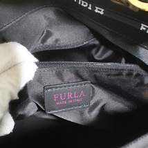 フルラ FURLA POLAR ショルダーバッグ ハンドバッグ 2way 切替 黒 ブラック 赤 レッド /SR21 レディース_画像9