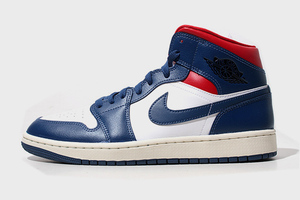 28cm 未使用品 NIKE ナイキ WMNS AIR JORDAN 1 MID 'French Blue' エアジョーダン1 ミッド US11 BQ6472-146/● メンズ