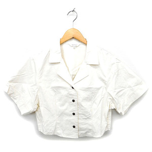  Moussy moussy jacket outer tailored shirt lining none cotton cotton race up .. feeling . minute sleeve F eggshell white /NT24