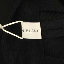 ル ジャルダン ブラン LE JARDIN BLANC タックワイドパンツ ジッパーフライ M 黒 ブラック /CM ■OS レディース_画像4