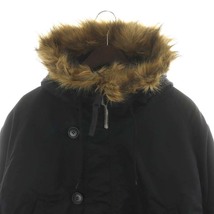 アルファ ALPHA INDUSTRIES インダストリーズ フライトジャケット 中綿 フード ファー 大きいサイズ アウター 4L 黒_画像5