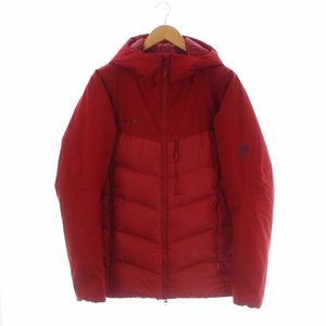 MAMMUT Rime Pro IN Hybrid Hooded Jacket ジャンパー フード ジップアップ L 赤 レッド 1013-01320 ■GY09 /SI5 メンズ