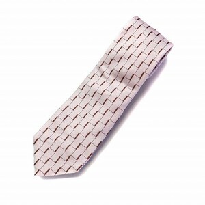 アルマーニ コレツィオーニ ARMANI COLLEZIONI ネクタイ シルク レギュラータイ 総柄 ロゴ ピンク /XZ ■GY09 メンズ