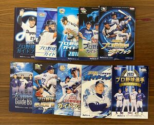 【非売品】中日スポーツ発行　プロ野球選手ガイドブック2014年~2023年