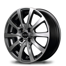 マルカ ホイール ユーロスピード F10 日産 ノートeパワー 13系 MID 【16×6.0J 4-100 INSET42 メタリックグレー】 1本単品_画像1