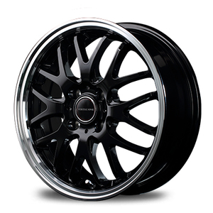 マルカ ホイール ヴァーテックワン エグゼ10 マツダ ロードスター RF ND系 MID 【16×6.0J 4-100 INSET43 グロッシーブラック】 1本単品