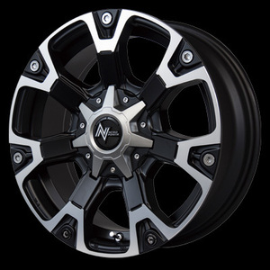 マルカ ホイール ナイトロパワー ウォーヘッド トヨタ FJクルーザー 15系 MID 【17×8.0J 6-139.7 INSET20 セミグロスブラック】 1本単品