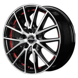 マルカ ホイール シュナイダー RX27 CX-7 ER3P MID 【18×7.0J 5-114.3 INSET50 ブラックメタリック+レッド】 4本セット