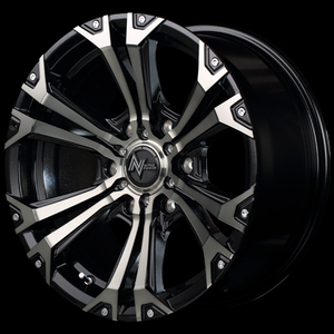 マルカ ホイール ナイトロパワー ジャベリン トヨタ ハイラックス 125系 MID 【17×8.0J 6-139.7 INSET20 ブラックMP】 4本セット