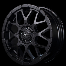 マルカ ホイール ナイトロパワー M28 バレット-S マツダ アテンザ GJ系 MID 【16×7.0J 5-114.3 INSET40 セミグロスブラック】 4本セット_画像1