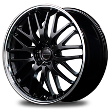 マルカ ホイール ヴァーテックワン エグゼ10 スバル レガシーB4 BM系 MID 【17×7.0J 5-100 INSET50 グロッシーブラック】 4本セット_画像1