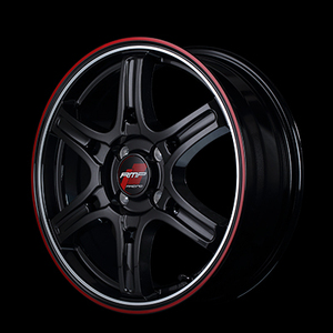 マルカ ホイール RMPレーシング R60 ダイハツ ミラココア L600系 MID 【15×5.0J 4-100 INSET45 レッド】 4本セット