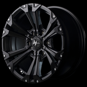 マルカ ホイール ナイトロパワー ジャベリン トヨタ ハイラックス 125系 MID 【17×8.0J 6-139.7 INSET20 セミグロスブラック】 4本セット