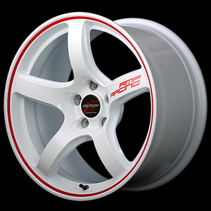 マルカ ホイール RMPレーシング R50 スズキ SX4 Sクロス YA/YB系 MID 【17×7.0J 5-114.3 INSET48 ホワイト】 1本単品