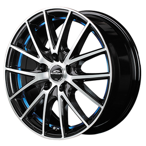 マルカ ホイール シュナイダー RX27 マツダ CX-30 DM系 MID 【17×7.0J 5-114.3 INSET48 ブルー】 1本単品