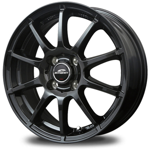 マルカ ホイール シュナイダー StaG ダイハツ ミラジーノ L650/660 MID 【14×4.5J 4-100 INSET43 ストロングガンメタ】 4本セット