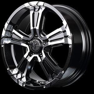 マルカ ホイール ナイトロパワー クロスクロウ プリウスα 40系/G'SGR MID 【17×7.0J 5-114.3 INSET40 ブラックメタリック】 4本セット