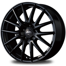 マルカ ホイール シュナイダー SQ27 マツダ MPV LW5W/LWEW MID 【15×6.0J 5-114.3 INSET45 メタリックブラック】 4本セット_画像1