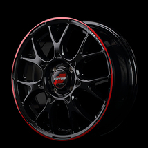 マルカ ホイール RMPレーシング R27 スズキ ハスラー MR系 MID 【16×5.0J 4-100 INSET45 レッド】 4本セット_画像1