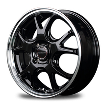 マルカ ホイール ヴァーテックワン エグゼ5 スズキ シボレーMW ME34 MID 【15×4.5J 4-100 INSET45 グロッシーブラック】 1本単品_画像1