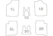クラッツィオ フロアマット キャロル HB37S/HB97S ES-6028 マツダ スタンダードタイプ 立体 Clazzio_画像5