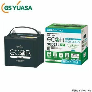 EC-60B19L GSユアサ バッテリー エコR ハイクラス 標準仕様 タウンボックスワイド GF-U65W ミツビシ カーバッテリー 自動車用 GS YUASA