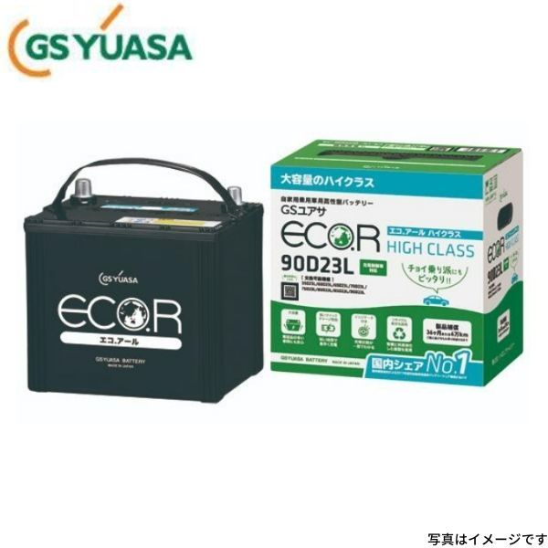 EC-70B24L GSユアサ バッテリー エコR ハイクラス 寒冷地仕様 ファミリア GF-BJ5W マツダ カーバッテリー 自動車用 GS YUASA