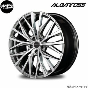 マルカ ホイール ヴァーテックワン アルバトロス トヨタ アルファード ヴェルファイア MID 【18×7.0J 5-114.3 INSET48 シルバー】 1本単品