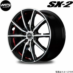 マルカ ホイール シュナイダー SX-2 日産 フェアレディZ 34系/ニスモ MID 【18×8.5J 5-114.3 INSET35 レッド】 1本単品