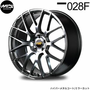 マルカ ホイール RMP 028F スバル WRX STI VAB MID 【18×8.0J 5-114.3 INSET42 ハイパーメタルコート】 1本単品