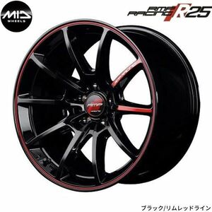 マルカ ホイール RMPレーシング R25 ホンダ アコード CV3 MID 【18×8.0J 5-114.3 INSET45 レッド】 1本単品