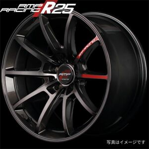 マルカ ホイール RMPレーシング R25 スズキ ソリオ MA36系/MA26系 MID 【15×5.0J 4-100 INSET45 ブラッククリア】 1本単品