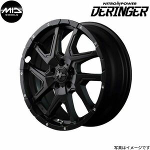 マルカ ホイール ナイトロパワー デリンジャー トヨタ FJクルーザー 15系 MID 【17×8.0J 6-139.7 INSET20 ブラックポリッシュ】 1本単品