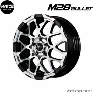 マルカ ホイール ナイトロパワー M28 バレット トヨタ ランドクルーザープラド 150系 MID 【20×8.5J 6-139.7 INSET20 ブラック】 1本単品