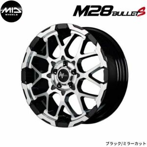 マルカ ホイール ナイトロパワー M28 バレット-S ホンダ HR-V GH系 MID 【16×7.0J 5-114.3 INSET40 ブラック】 1本単品