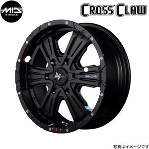 マルカ ホイール ナイトロパワー クロスクロウ GE 日産 セドリックグロリア MID 【17×7.0J 5-114.3 INSET40 セミグロスブラック】 1本単品