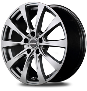 マルカ ホイール ユーロスピード F10 日産 リーフ ニスモ ZE1 MID 【16×6.5J 5-114.3 INSET38 メタリックグレー】 1本単品