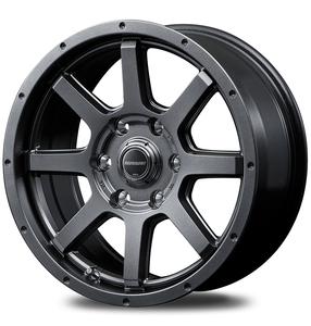 マルカ ホイール ロードマックス マッド ライダー ハイラックスサーフ 210系 MID 【17×7.5J 6-139.7 INSET25 メタリックグレー】 1本単品