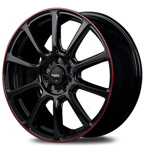 マルカ ホイール ラピッドパフォーマンス ZX10 日産 リーフ ニスモ ZE1 MID 【18×7.5J 5-114.3 INSET38 レッド】 4本セット