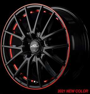 マルカ ホイール シュナイダー RX27 レクサス ES 10系 MID 【17×7.0J 5-114.3 INSET38 ブラック/リム+レッド】 1本単品