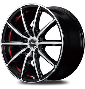 マルカ ホイール シュナイダー SX-2 ミツビシ ディグニティ 51系 MID 【17×7.0J 5-114.3 INSET38 レッド】 1本単品