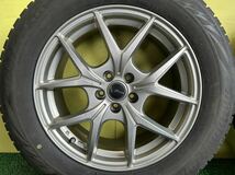 ★225/60R17 2018年スダットレス ブリヂストンブリザックVRX2 タイヤアルミセット 5穴 PCD100 ET+48 17×7J ハブ73mm フォレスター_画像7