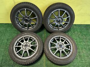 ★155/65R14 2019年スダットレス　ブリヂストンブリザックVRX タイヤアルミセット　4穴 PCD100 ET+45 14×4.5J ハブ73mm