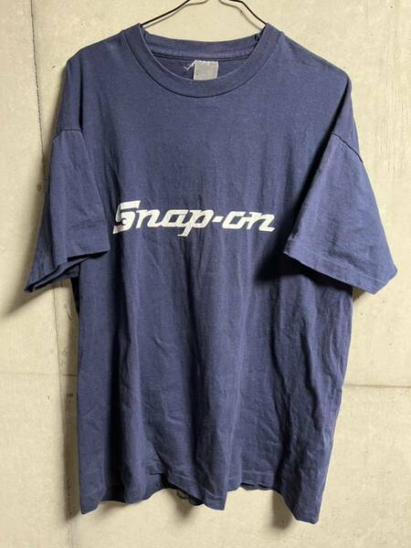 90s ヴィンテージ Snap on Tシャツ SCREEN STARS スナップオン Snap-on スクリーンスターズ MADE IN USA アメリカ製 XL ネイビー 90年代