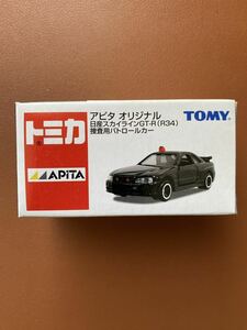 トミカ アピタオリジナル 日産スカイラインGT-R（R34）捜査用パトロールカー　新品