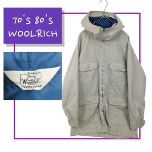 70's 80's 希少 激レア ウールリッチ Wool rich マウンテンパーカー ジャケット ブルゾン アウター ヴィンテージ レトロ ビンテージ